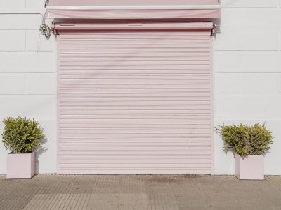 front-view-garage-door-city-building