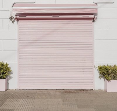 front-view-garage-door-city-building